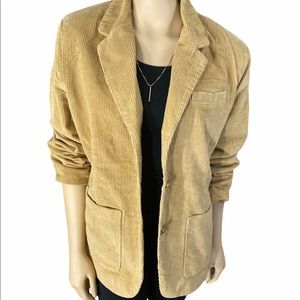 Levi’s Autumn Corduroy Blazer BeigeSize Medium NWT